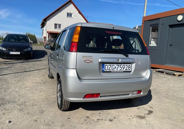 Subaru Justy cena 12499 przebieg: 125000, rok produkcji 2003 z Wojcieszów małe 277